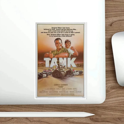 Tank 1984 Movie Poster STICKER Vinyl Die-Cut Decal - The Sticker Space