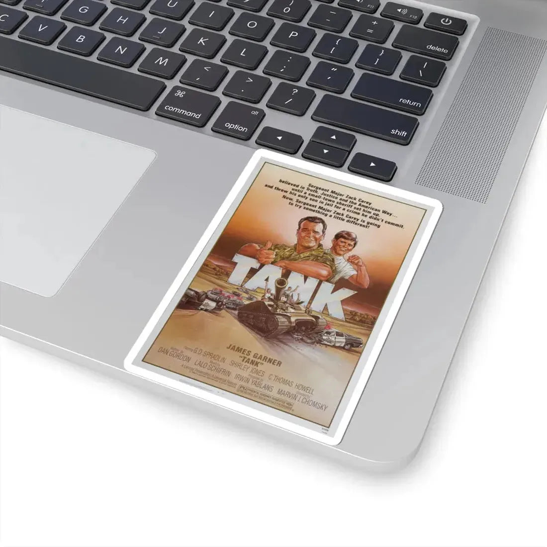 Tank 1984 Movie Poster - STICKER Vinyl Kiss-Cut Decal - The Sticker Space