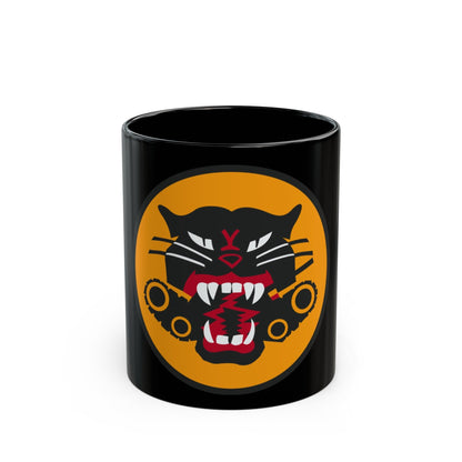 Tank Destroyer Forces (U.S. Army) Black Coffee Mug-11oz-The Sticker Space