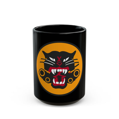 Tank Destroyer Forces (U.S. Army) Black Coffee Mug-15oz-The Sticker Space