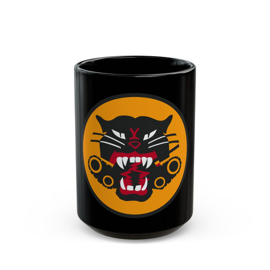 Tank Destroyer Forces (U.S. Army) Black Coffee Mug-15oz-The Sticker Space