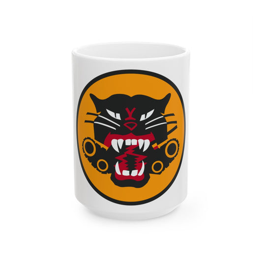 Tank Destroyer Forces (U.S. Army) White Coffee Mug-15oz-The Sticker Space