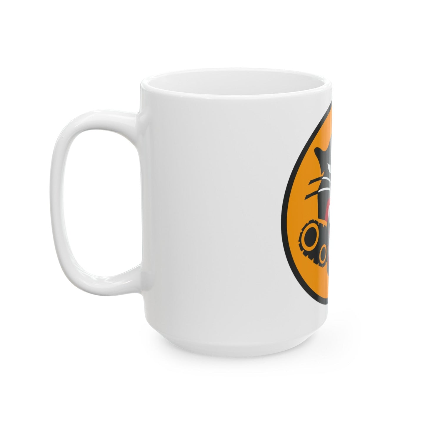 Tank Destroyer Forces (U.S. Army) White Coffee Mug-The Sticker Space