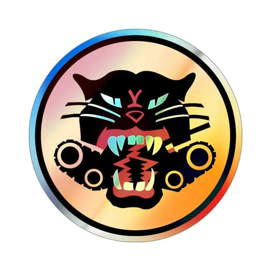 Tank Destroyer Forces (U.S. Army) Holographic STICKER Die-Cut Vinyl Decal 6 Inch Holographic - The Sticker Space