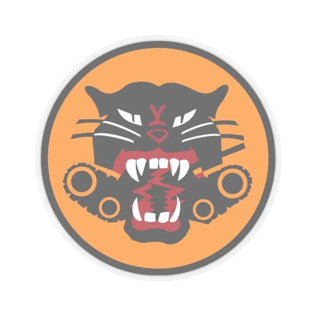 Tank Destroyer Forces (U.S. Army) STICKER Vinyl Kiss-Cut Decal 3 Inch Transparent - The Sticker Space