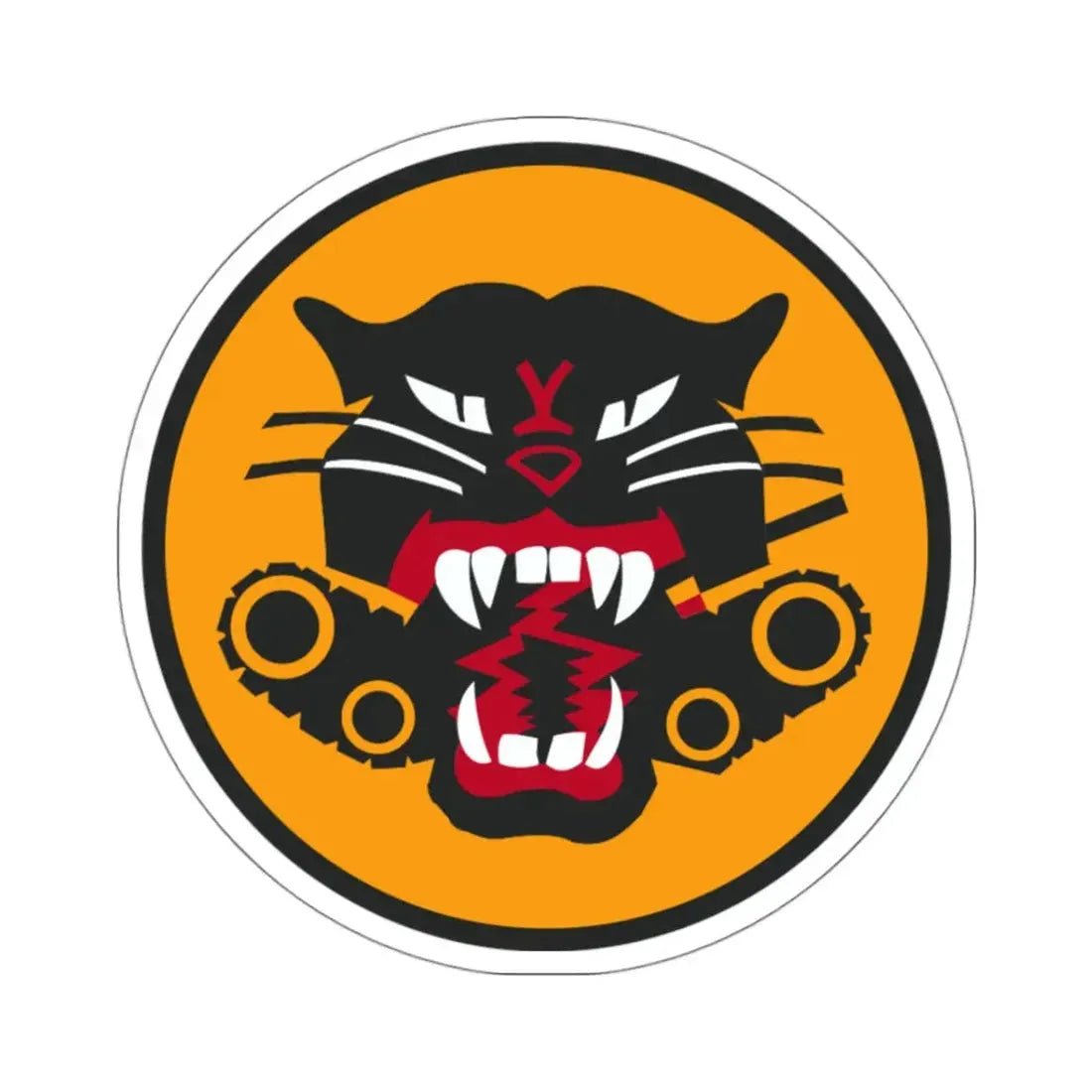Tank Destroyer Forces (U.S. Army) STICKER Vinyl Kiss-Cut Decal 3 Inch White - The Sticker Space