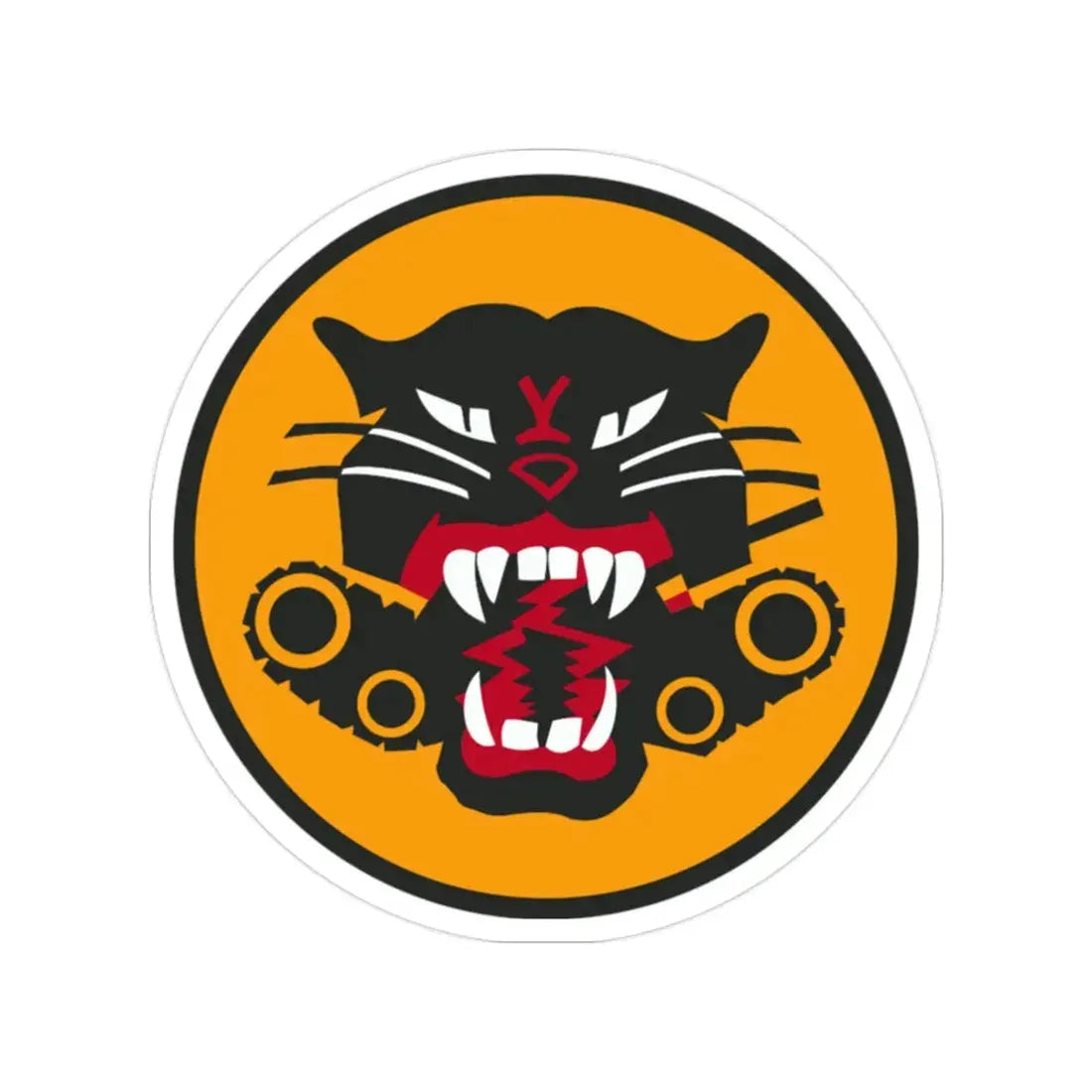 Tank Destroyer Forces (U.S. Army) Transparent STICKER Die-Cut Vinyl Decal 2 Inch - The Sticker Space