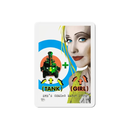Tank Girl 1995 Movie Poster Refrigerator Magnet 2 Inch - The Sticker Space