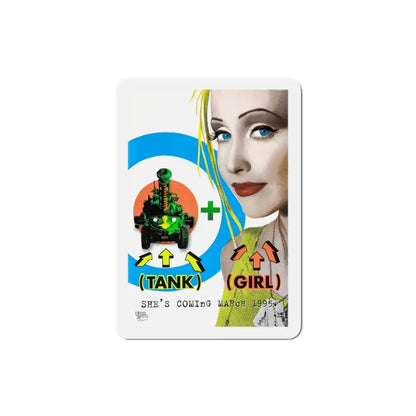 Tank Girl 1995 Movie Poster Refrigerator Magnet 3 Inch - The Sticker Space