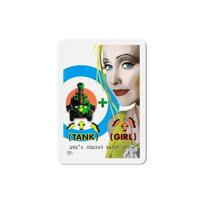 Tank Girl 1995 Movie Poster Refrigerator Magnet 4 Inch - The Sticker Space