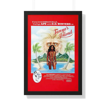 TANYA'S ISLAND 1980 - Framed Movie Poster 20" x 30" Black - The Sticker Space