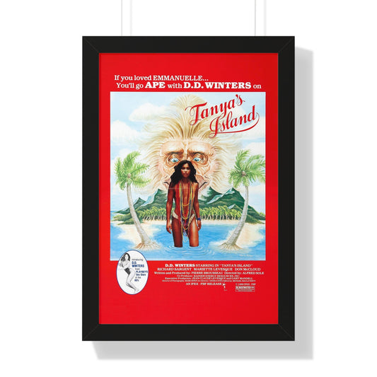 TANYA'S ISLAND 1980 - Framed Movie Poster-16″ x 24″-The Sticker Space