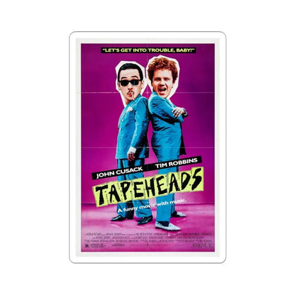 Tapeheads 1988 Movie Poster - STICKER Vinyl Kiss-Cut Decal 3 Inch White - The Sticker Space