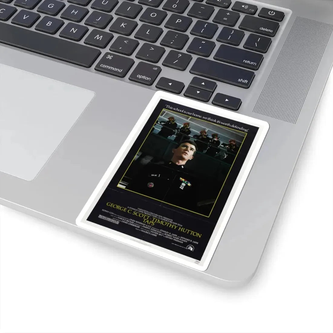 Taps 1981 Movie Poster - STICKER Vinyl Kiss-Cut Decal - The Sticker Space