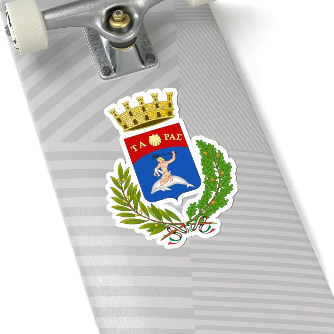 Taranto-Stemma (Italy) (Coat of Arms) STICKER Vinyl Kiss-Cut Decal - The Sticker Space