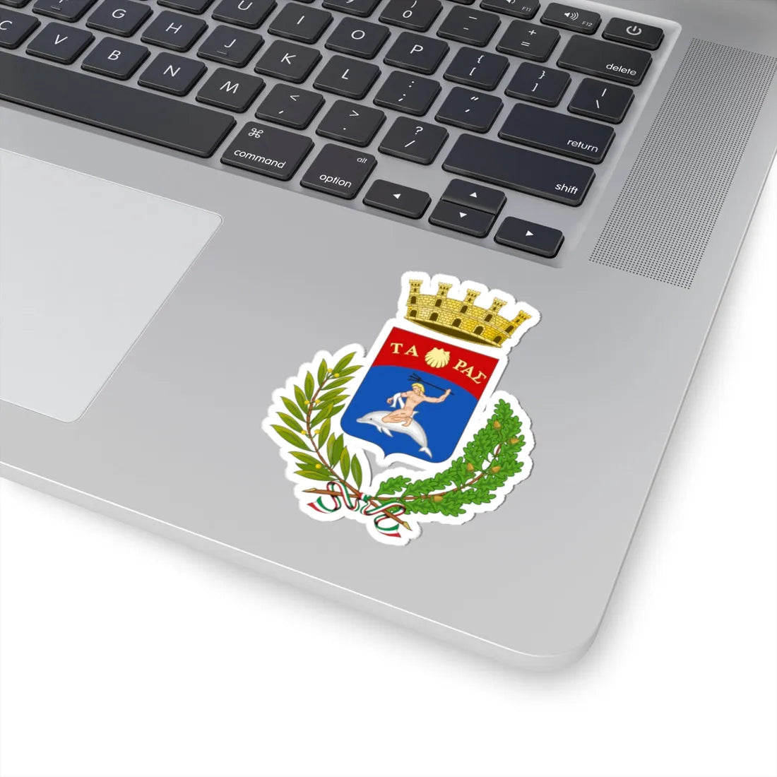 Taranto-Stemma (Italy) (Coat of Arms) STICKER Vinyl Kiss-Cut Decal - The Sticker Space