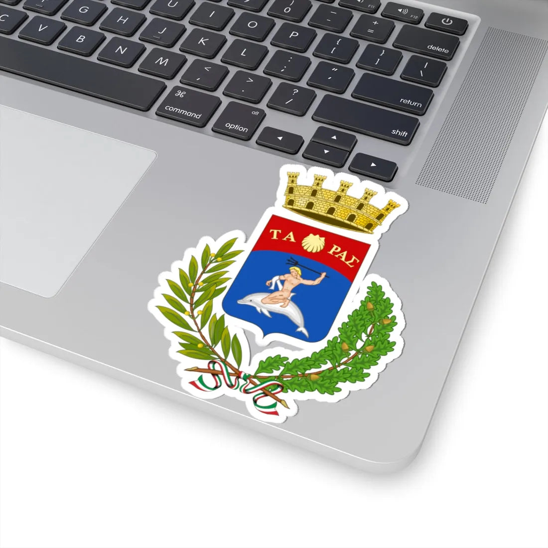 Taranto-Stemma (Italy) (Coat of Arms) STICKER Vinyl Kiss-Cut Decal - The Sticker Space