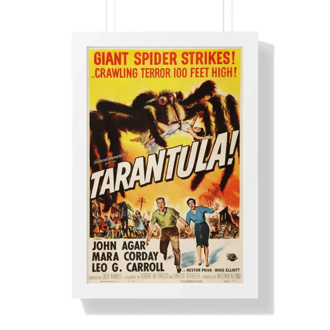 TARANTULA! 1955 - Framed Movie Poster 16″ x 24″ White - The Sticker Space