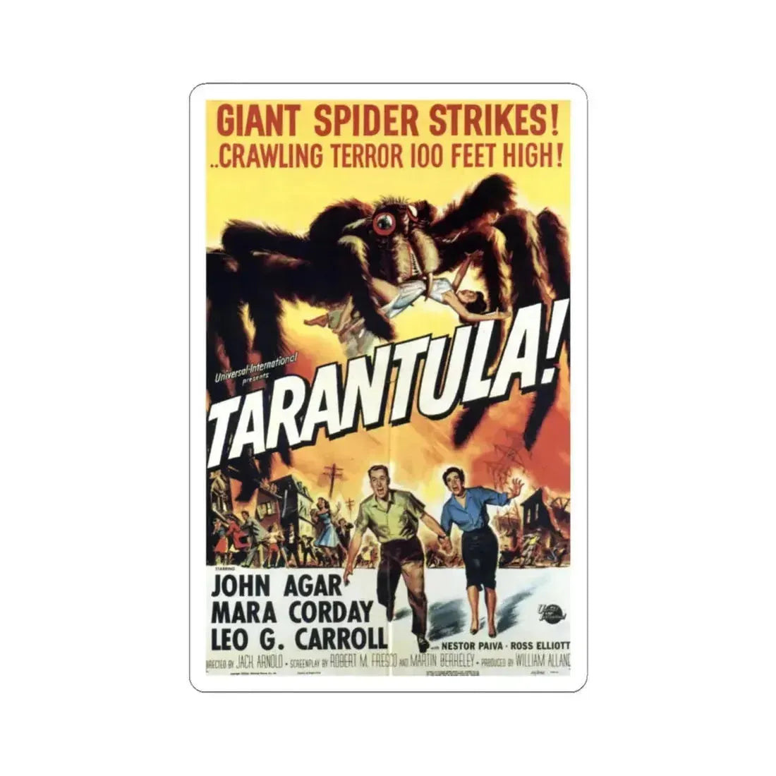 Tarantula 1955 Movie Poster - STICKER Vinyl Kiss-Cut Decal - The Sticker Space