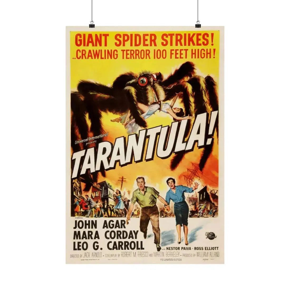 TARANTULA! 1955 - Paper Movie Poster 20″ x 30″ Matte - The Sticker Space
