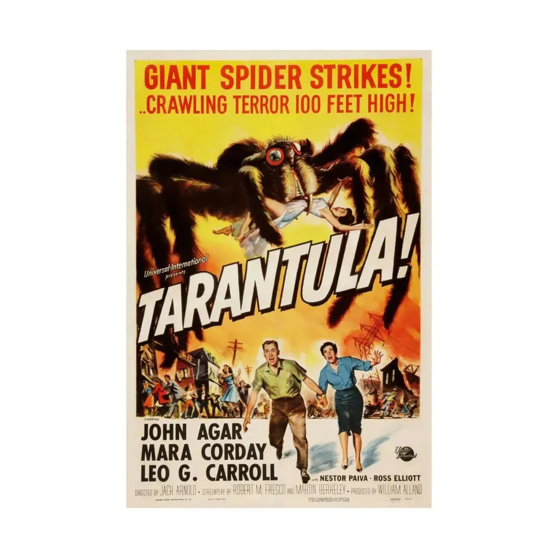 TARANTULA! 1955 - Paper Movie Poster - The Sticker Space