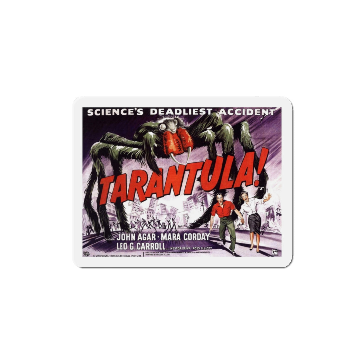 Tarantula 1955 v2 Movie Poster Die-Cut Magnet-4" x 4"-The Sticker Space