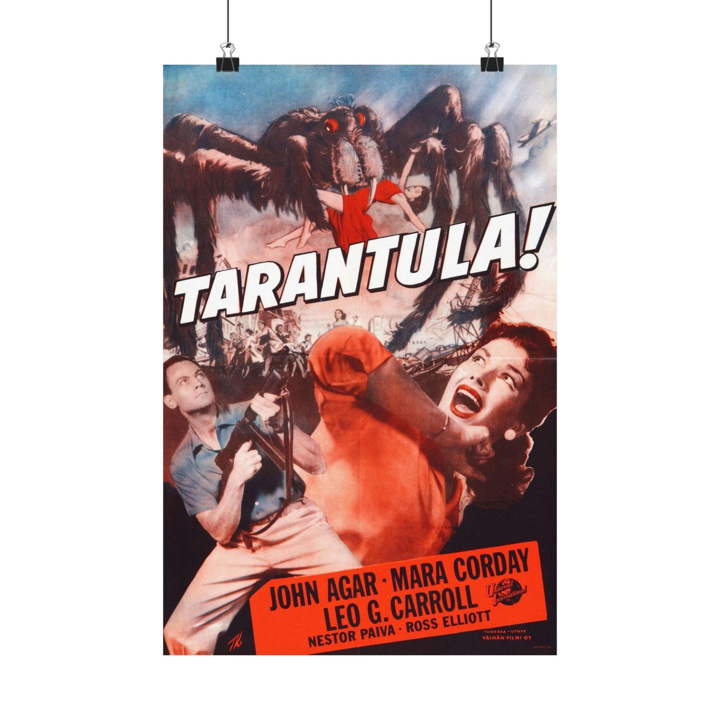 TARANTULA! (2) 1955 - Paper Movie Poster-12″ x 18″-The Sticker Space