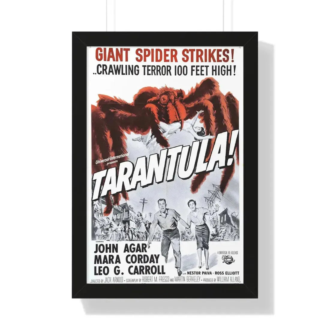 TARANTULA! (3) 1955 - Framed Movie Poster 16″ x 24″ Black - The Sticker Space