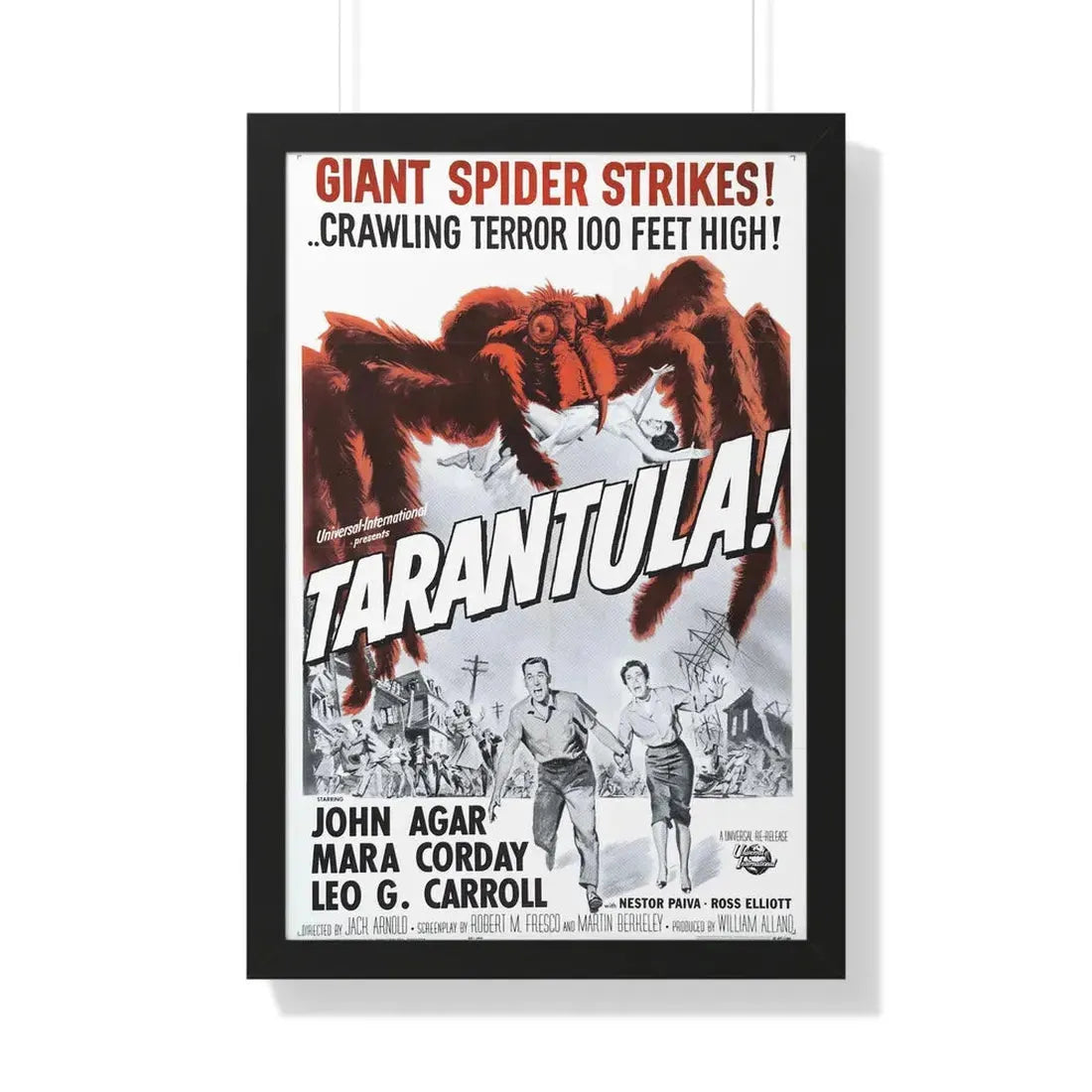 TARANTULA! (3) 1955 - Framed Movie Poster 20" x 30" Black - The Sticker Space