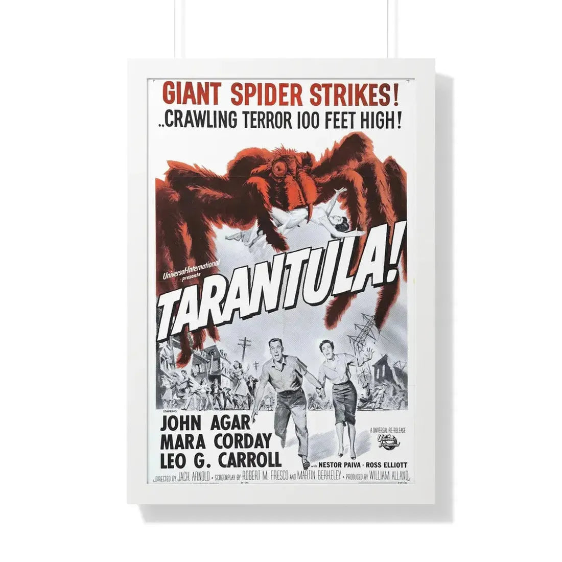 TARANTULA! (3) 1955 - Framed Movie Poster 20" x 30" White - The Sticker Space