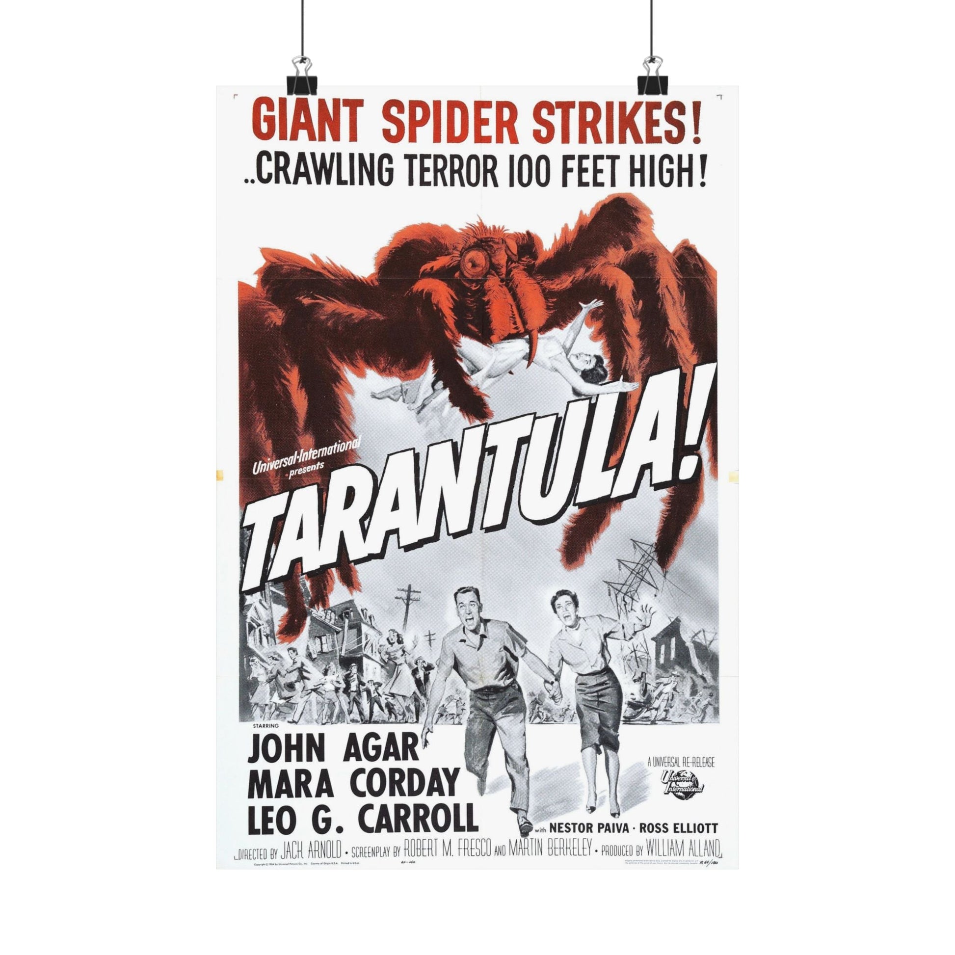 TARANTULA! (3) 1955 - Paper Movie Poster-12″ x 18″-The Sticker Space