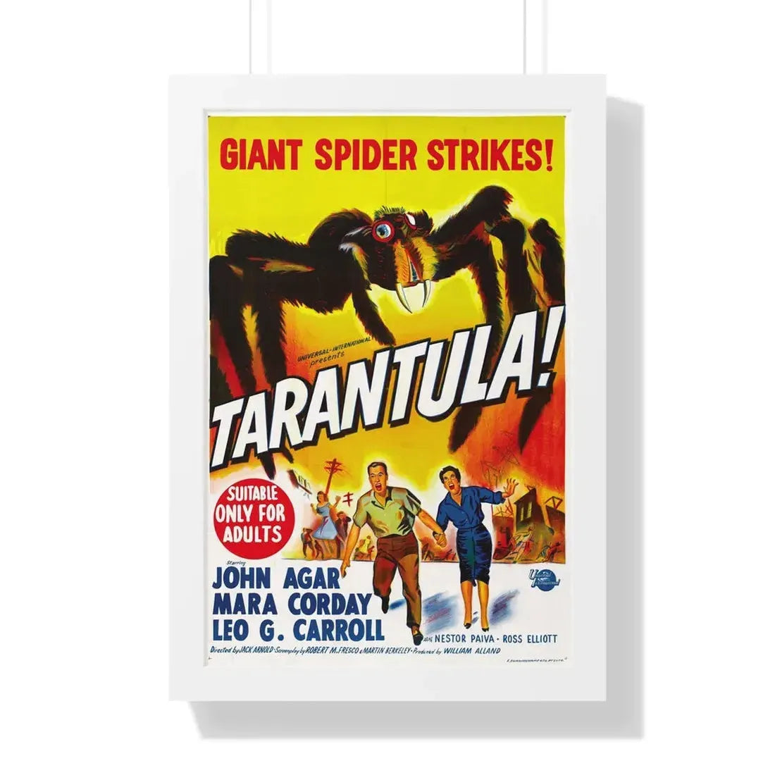 TARANTULA! (4) 1955 - Framed Movie Poster 16″ x 24″ White - The Sticker Space