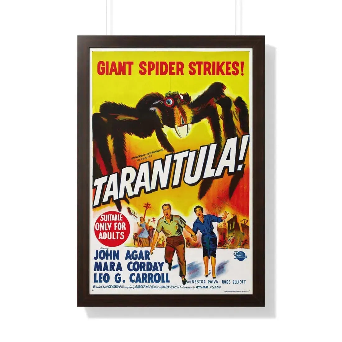 TARANTULA! (4) 1955 - Framed Movie Poster 20" x 30" Walnut - The Sticker Space