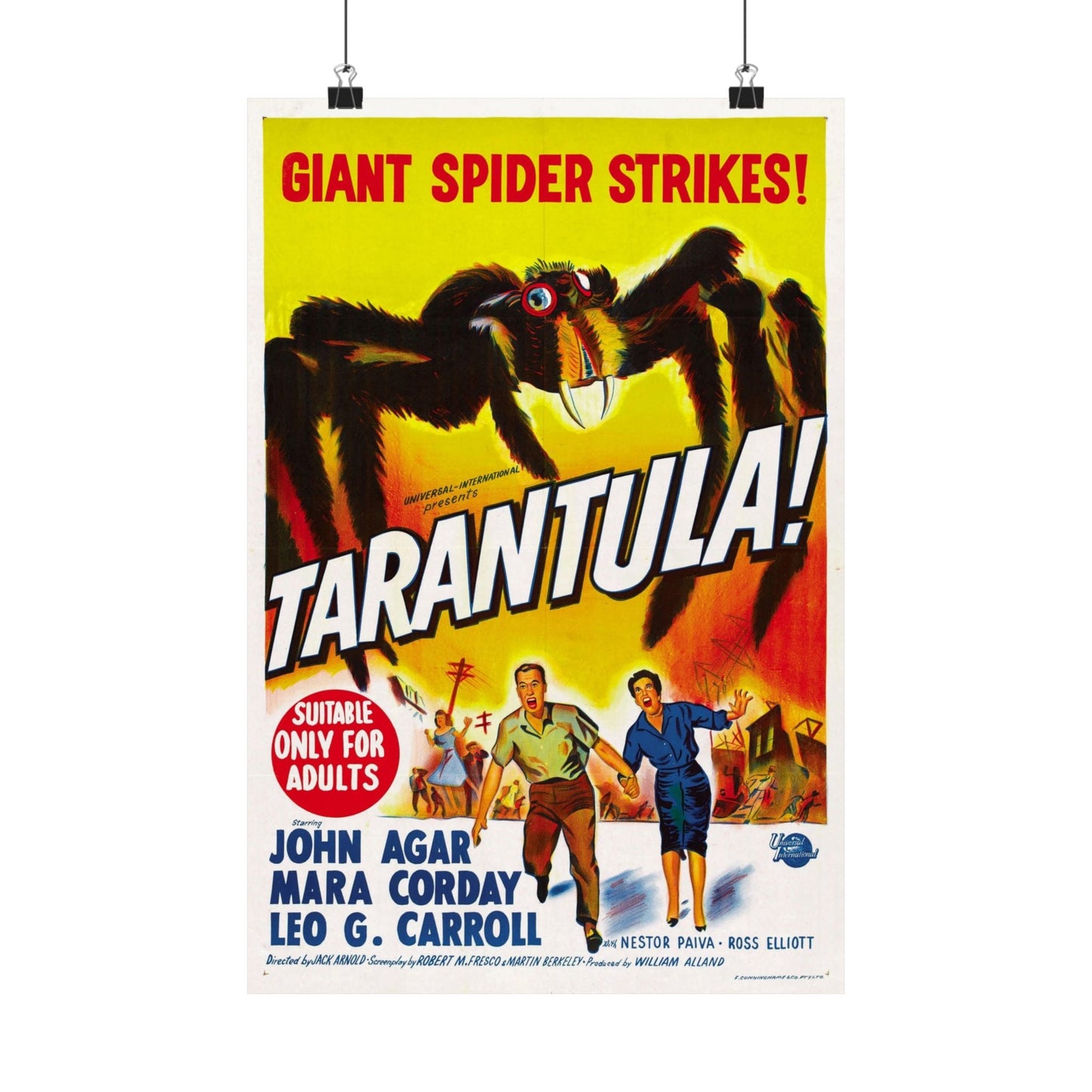 TARANTULA! (4) 1955 - Paper Movie Poster-12″ x 18″-The Sticker Space