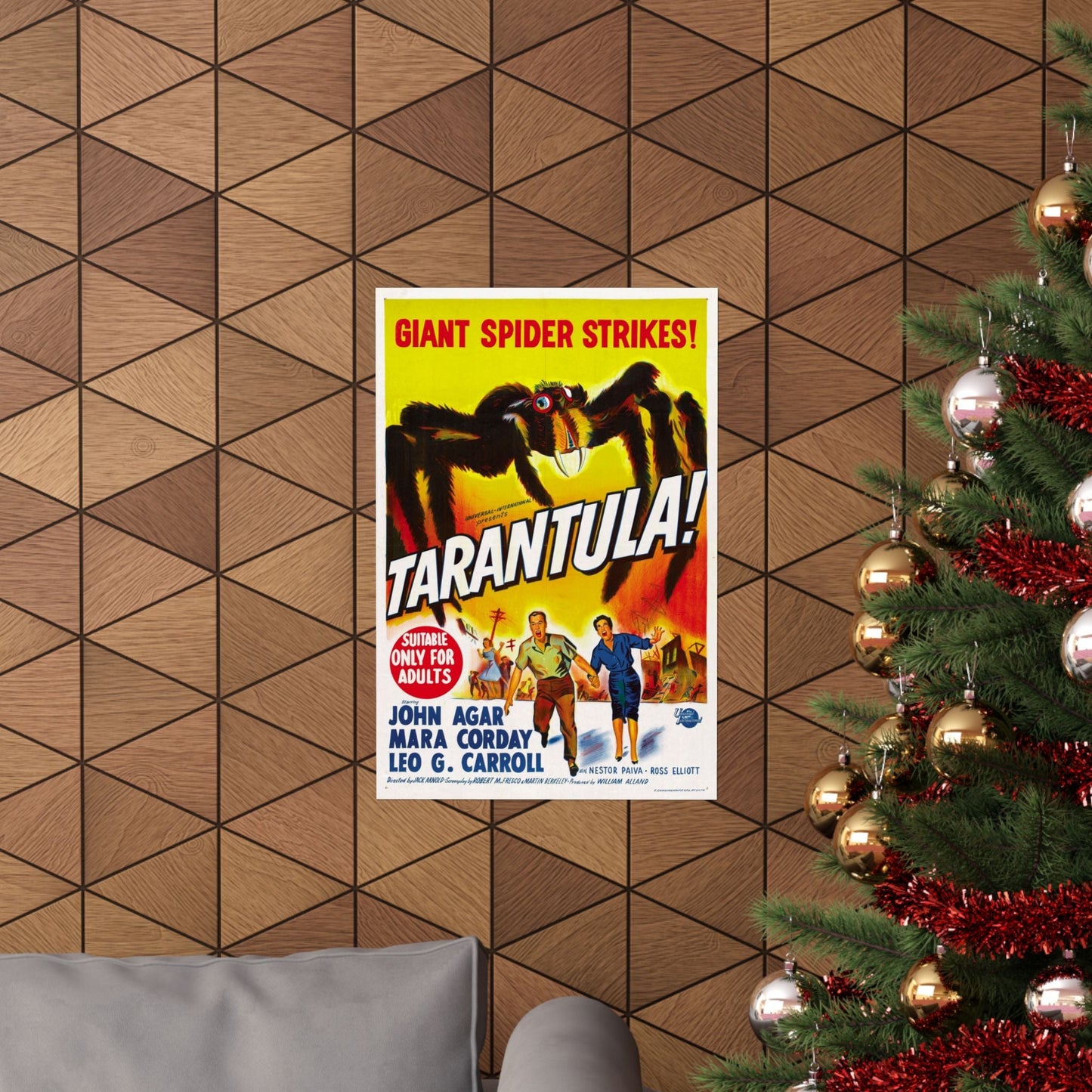 TARANTULA! (4) 1955 - Paper Movie Poster-The Sticker Space