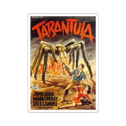 TARANTULA (GERMAN) 1955 Movie Poster - STICKER Vinyl Kiss-Cut Decal 3 Inch White - The Sticker Space