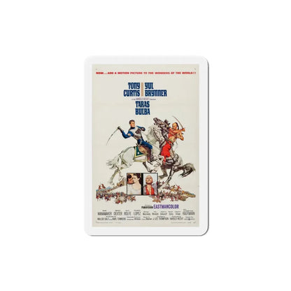 Taras Bulba 1962 Movie Poster Refrigerator Magnet 3 Inch - The Sticker Space