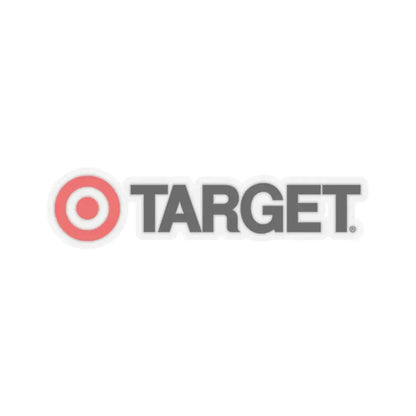 Target Corporation (1968) (Logo) STICKER Vinyl Kiss-Cut Decal 2 Inch Transparent - The Sticker Space