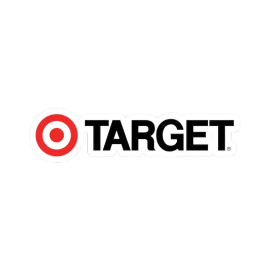 Target Corporation (1968) (Logo) STICKER Vinyl Kiss-Cut Decal 2 Inch White - The Sticker Space