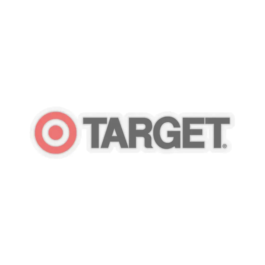 Target Corporation (1968) (Logo) STICKER Vinyl Kiss-Cut Decal 3 Inch Transparent - The Sticker Space