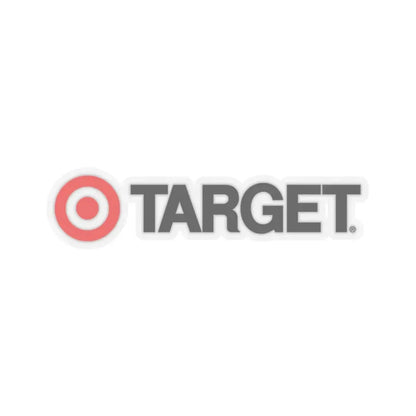 Target Corporation (1968) (Logo) STICKER Vinyl Kiss-Cut Decal 3 Inch Transparent - The Sticker Space