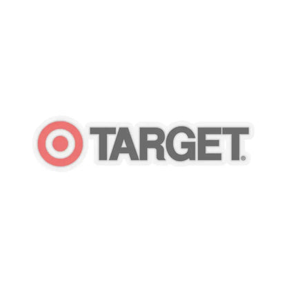 Target Corporation (1968) (Logo) STICKER Vinyl Kiss-Cut Decal 4 Inch Transparent - The Sticker Space