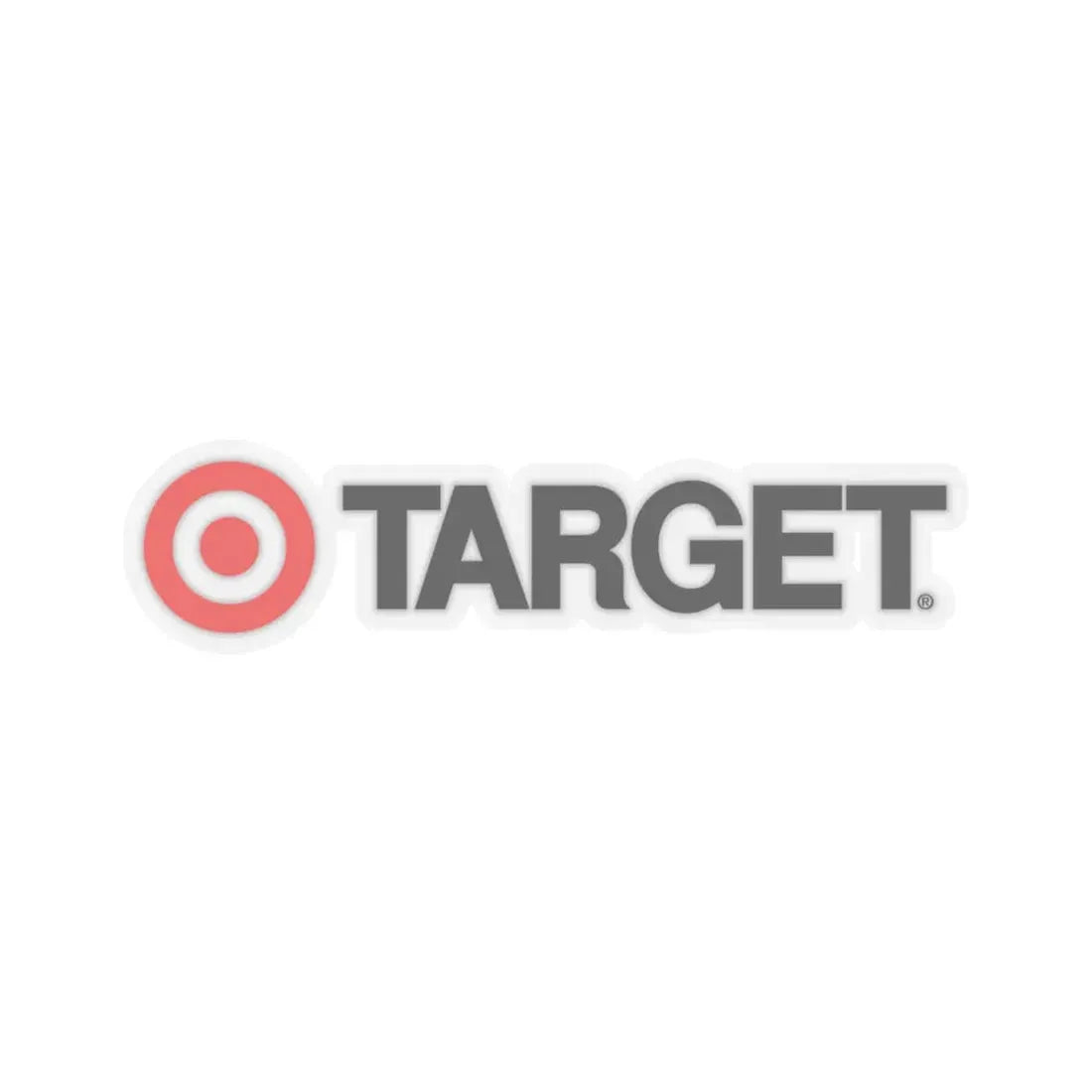 Target Corporation (1968) (Logo) STICKER Vinyl Kiss-Cut Decal 6 Inch Transparent - The Sticker Space