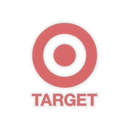 Target Corporation (2004) (Logo) STICKER Vinyl Kiss-Cut Decal 2 Inch Transparent - The Sticker Space