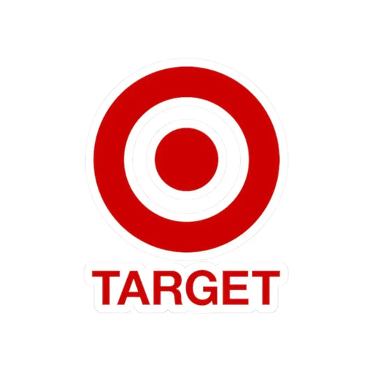 Target Corporation (2004) (Logo) STICKER Vinyl Kiss-Cut Decal 2 Inch White - The Sticker Space