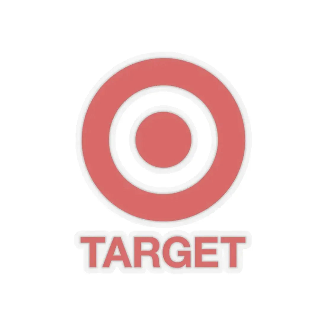 Target Corporation (2004) (Logo) STICKER Vinyl Kiss-Cut Decal 6 Inch Transparent - The Sticker Space