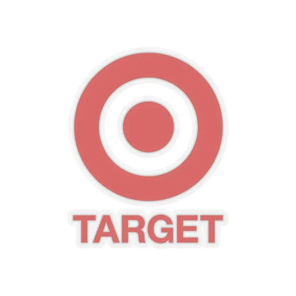 Target Corporation (2004) (Logo) STICKER Vinyl Kiss-Cut Decal 6 Inch Transparent - The Sticker Space