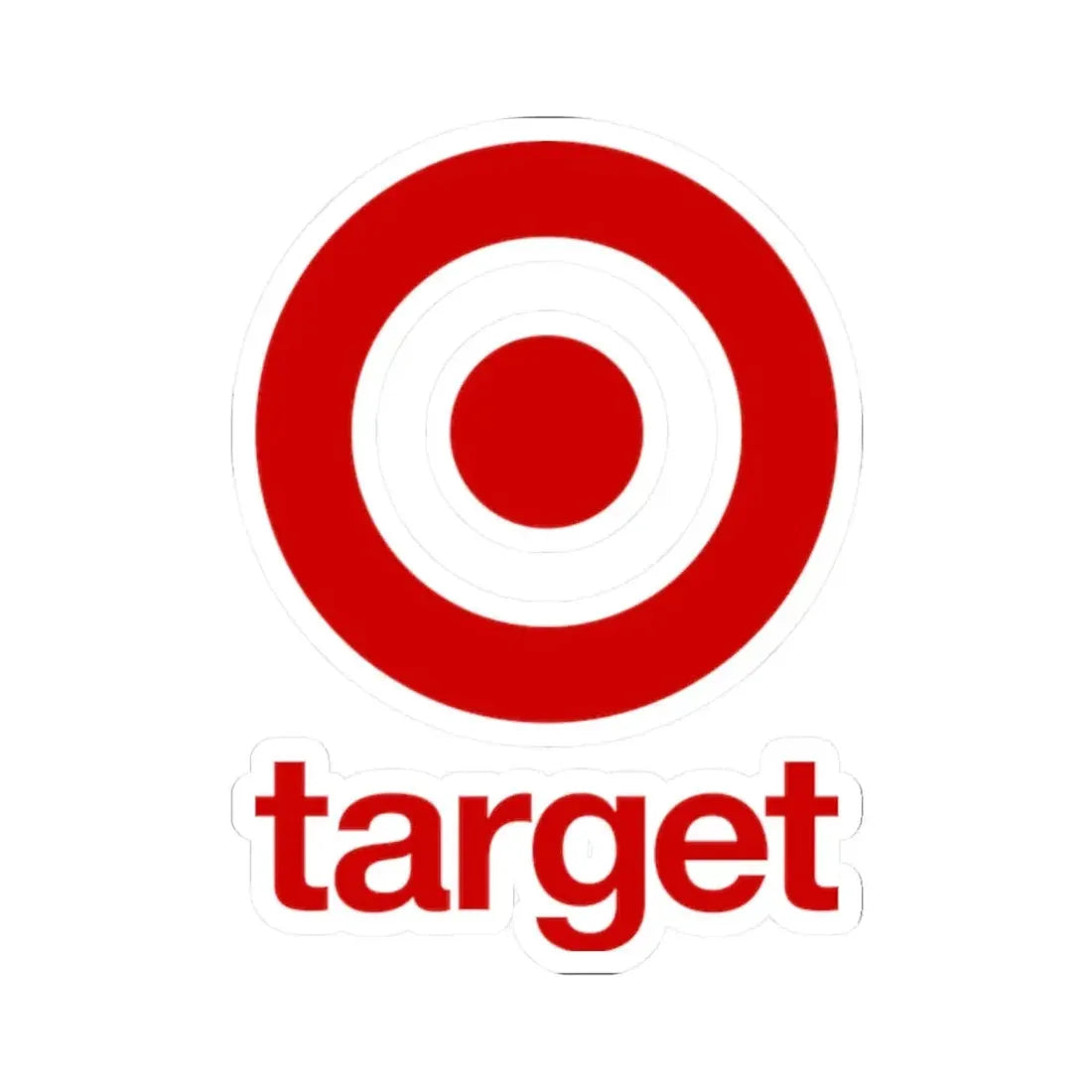 Target Corporation (2018) (Logo) STICKER Vinyl Kiss-Cut Decal 2 Inch White - The Sticker Space