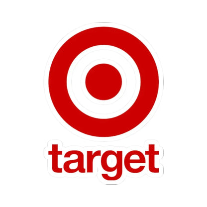 Target Corporation (2018) (Logo) STICKER Vinyl Kiss-Cut Decal 2 Inch White - The Sticker Space