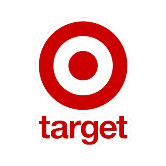Target Corporation (2018) (Logo) STICKER Vinyl Kiss-Cut Decal 2 Inch White - The Sticker Space